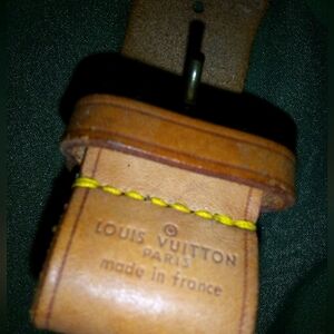 Authentic Louis Vuitton Leather Strap Poignet